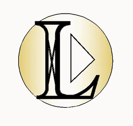 Logo mit den Buchstaben M und L in einem gelben Kreis, kombiniert mit einem Dreieck.