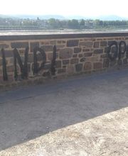 Denkmal beschmiert - Alter Zoll in Bonn