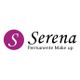 Logo van Serena Permanente Make-up met een paarse cirkel en witte 'S'.