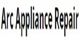 Text reads "Arc Appliance Repair" in black font.