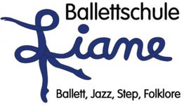 Logo der Ballettschule Liane, bietet Ballett, Jazz, Step und Folklore.