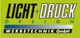 Textlogo: "LICHT+DRUCK DESIGN", "WERBETECHNIK GmbH" auf grünem Hintergrund.