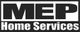 MEP Home Services logo in black and white, bold text.