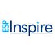 Logo with the words "ESP Inspire" in blue, featuring a star above the letter "i".