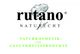Logo von "rutano NATURECHT" für Naturkosmetik- und Gesundheitsprodukte mit grauem Blattmotiv.