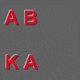 Textgrafik mit "AB" und "KA" in roten Buchstaben auf grauem Hintergrund.