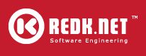 Logo de REDK.NET en fondo rojo con texto "Software Engineering" al pie.
