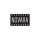 Black rectangular logo with the word "NOVARA" in bold white letters.
