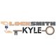 Hand giving key, logo reads: "LOCKSMITH KYLE" with key and lock imagery.