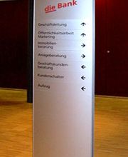 Vista Pylone, Wegweiser, Orientierungssystem zweiseitig