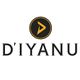 D'IYANU logo with a circular emblem featuring a yellow arrow inside a black circle.