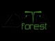 Logo nero e verde con scritta "Zotta Forest" su sfondo nero.