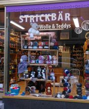 Strickbär Wolle und Teddys Logo