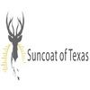 Logo with a deer silhouette and "Suncoat of Texas" text on a white background.