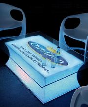 LED Loungetisch für Werbezwecke 