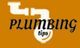 Logo: White pipe with "Plumbing Tips" in black text on an orange background.