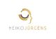 Logo mit stilisiertem Kopfprofil und Schriftzug "Heiko Jürgens" in Gold und Schwarz.