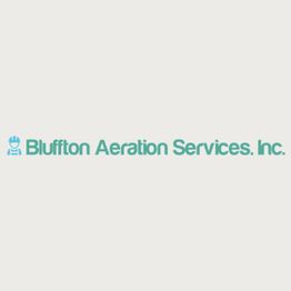 Logo of Bluffton Aeration Services, Inc. with a small blue icon on the left.