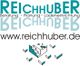 Logo von Reichhuber: Beratung und Planung, Webadresse www.reichhuber.de mit grafischem Element.