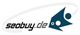Logo mit Text "seobuy.de" und stilisiertem Fisch rechts daneben.