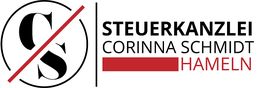 Logo der Steuerkanzlei Corinna Schmidt in Hameln, mit initialen "CS".