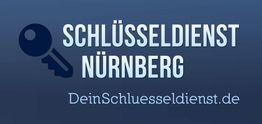 Schlüsseldienst Nürnberg, Schlüssel-Logo, Website: DeinSchluesseldienst.de.