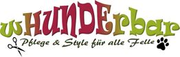 Banner mit "wHUNDErbar", Schere, Pfotenabdruck und Text: "Pflege & Style für alle Felle".