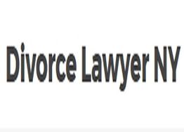 Text reads "Divorce Lawyer NY" in black font on a white background.