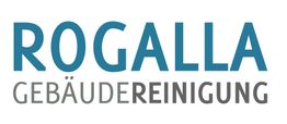 Logo mit Text: "Rogalla Gebäudereinigung".