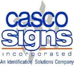 Logo of Casco Signs Incorporated, an Identification Solutions Company.