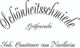 Text in geschwungener Schrift: "Schönheitsschmiede Gräfenroda, Inh. Constance von Nordheim".