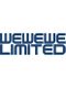 Textlogo mit der Aufschrift „WEWEWE LIMITED“ in blauer Schrift auf weißem Hintergrund.