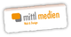 Logo mit Text "mittl medien Web & Design" in Grau und Orange auf weißem Hintergrund.
