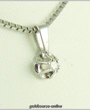 Anhänger Gold 585er Diamanten 14 ct. Goldanhänger