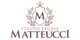 Stemma centrale con corona e foglie. Testo: Studio Legale Matteucci.