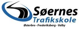 Logo for Søernes Trafikskole med bynavne: Østerbro, Frederiksberg, Valby.
