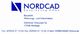 Visitenkarte von NORDCAD Bauplanung GmbH mit Logo, Adresse, Telefonnummer und E-Mail.