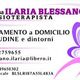 Biglietto da visita di Ilaria Blessano, fisioterapista a Udine. Contatti e P.IVA inclusi.