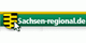 Logo der Website Sachsen-regional.de mit einem gelben Wappen links und grünem Schriftzug.