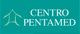 Logo Centro Pentamed su sfondo turchese con simbolo stilizzato a sinistra.