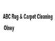 Text: "ABC Rug & Carpet Cleaning Olney" in black font on white background.