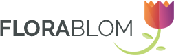 Logo: "Keukenhof" met een kleurrijke tulp aan de rechterzijde.