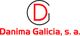 Logotipo de Danima Galicia, S.A. con la letra "D" en el centro de un círculo.