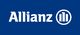 Blaues Logo mit weißem "Allianz"-Text und rundem Symbol rechts.