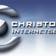 Logo von Christo.net Internetservice mit stilisiertem "C" auf blauem Hintergrund.