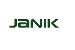 Text "JANIK" in grünen Buchstaben auf weißem Hintergrund.