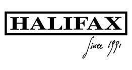 Logo "HALIFAX", testo "since 1991" in stile manoscritto.