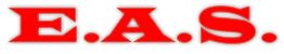 Texto rojo "E.A.S." en fondo blanco.