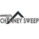 Logo with "Minnesota Chimney Sweep" text, chimney icon forming part of the "M" and roof outline.