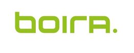 Texto verde "boira" en un estilo moderno sobre fondo blanco.